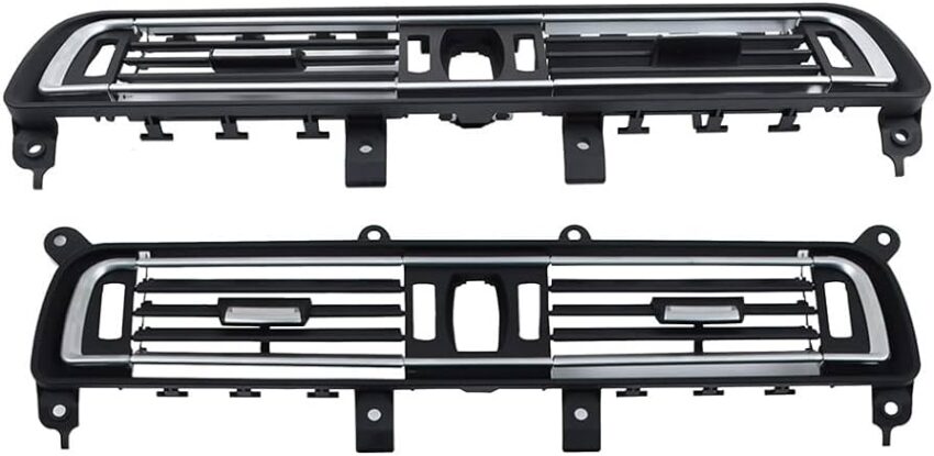 BMW F01 2008-2015 Klima/Kalorifer Izgarası Ön Orta Nikelajlı Siyah Wender 64229112151