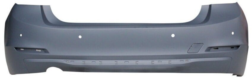 BMW F30 2012-2018 Tampon Arka; PDCli, 1B1 Çıkış Nikelaj Delikli Luxury Wender 51127312733