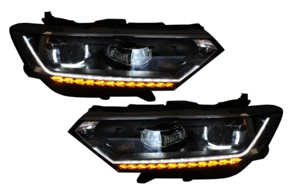 VW PASSAT B8 UYUMLU ÇİFT U HIGHLINE LED FAR TAKIMI TAK ÇALIŞTIR