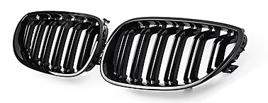 BMW E60 2004-2009 ÇİFT ÇİZGİ M5 PANJUR (BÖBREK) PIANO BLACK